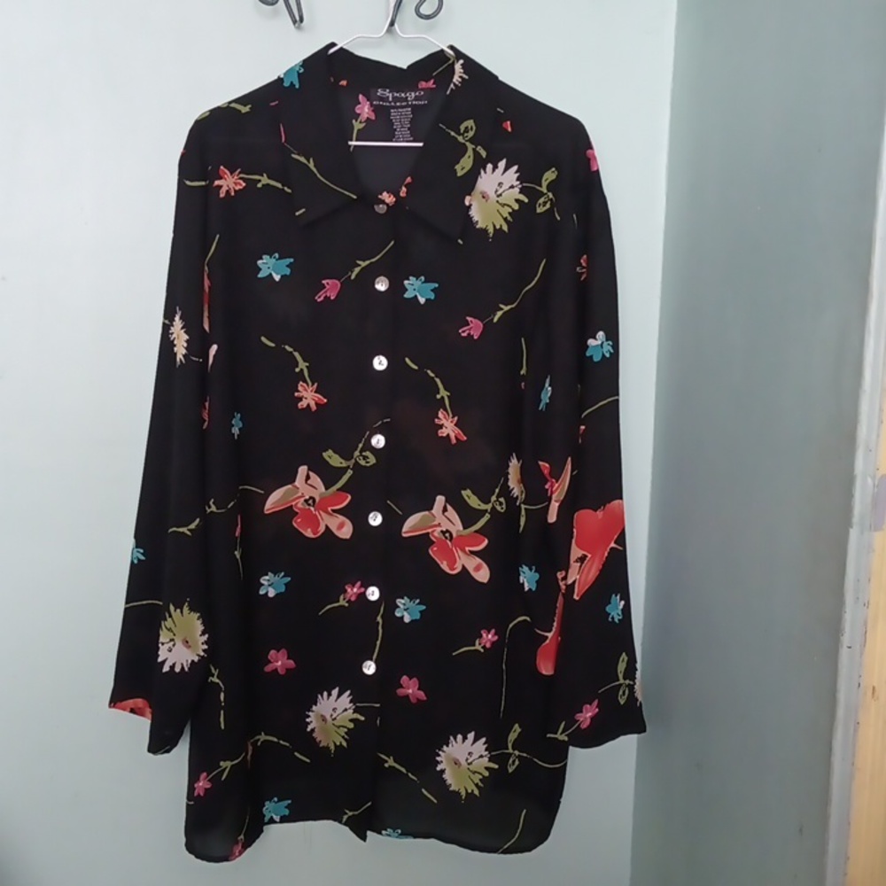 Spoigo Women Long Sleeve Blouse Size 20W New no Tags